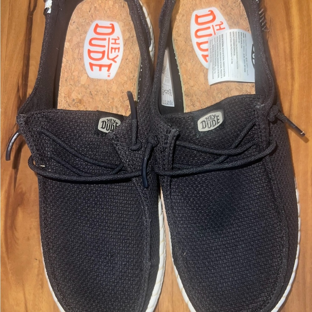 Hey Dude women Black Casual Shoes